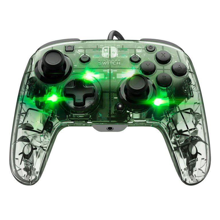 PDP Nintendo Switch Deluxe Wired Pro Controller Afterglow + Audio
