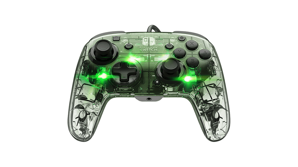 PDP Nintendo Switch Deluxe Wired Pro Controller Afterglow + Audio