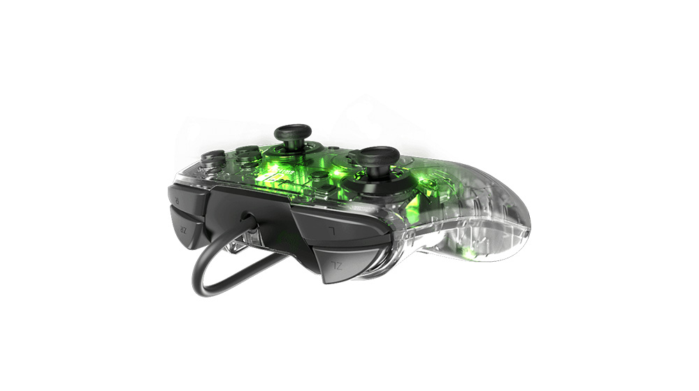 PDP Nintendo Switch Deluxe Wired Pro Controller Afterglow + Audio