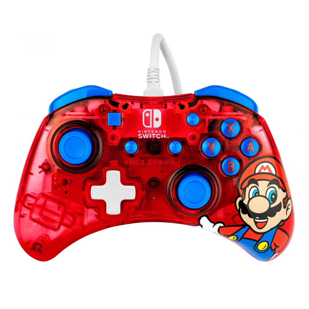 PDP Nintendo Switch Wired Controller Rock Candy Mini Mario