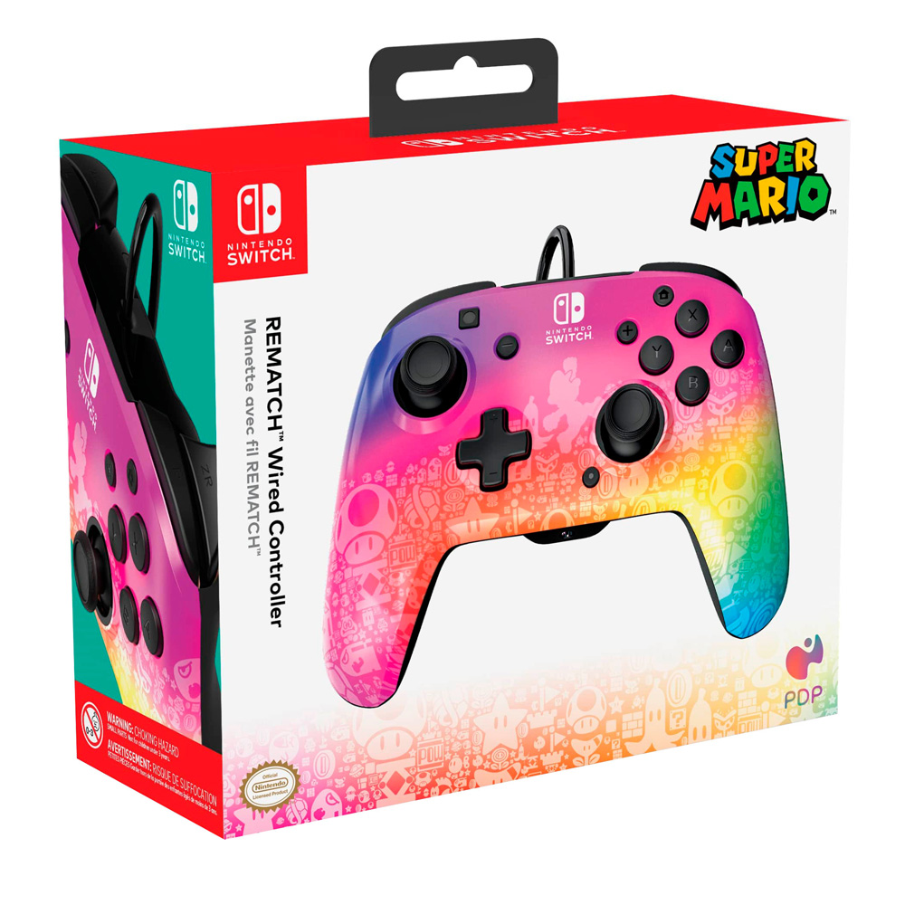PDP Nintendo Switch Wired Controller Rematch – Star Spectrum