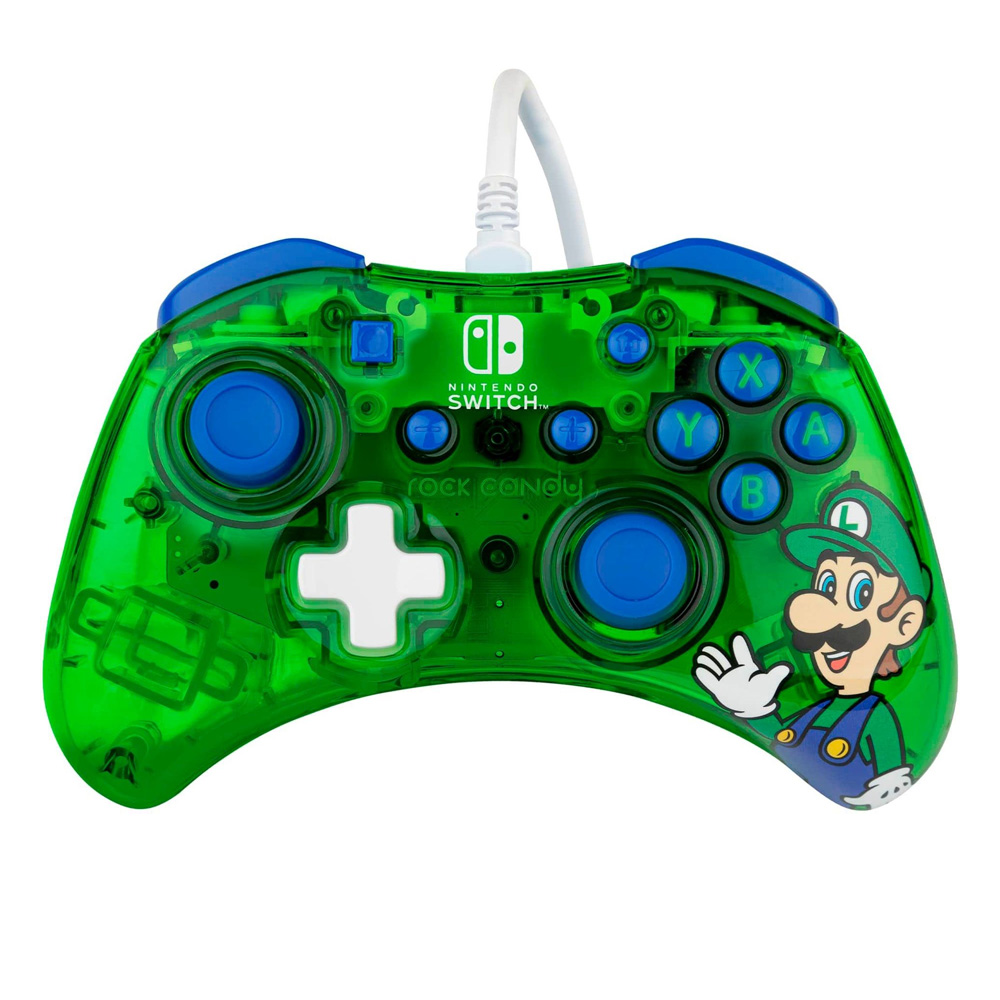 PDP Nintendo Switch Wired Controller Rock Candy Mini Luigi