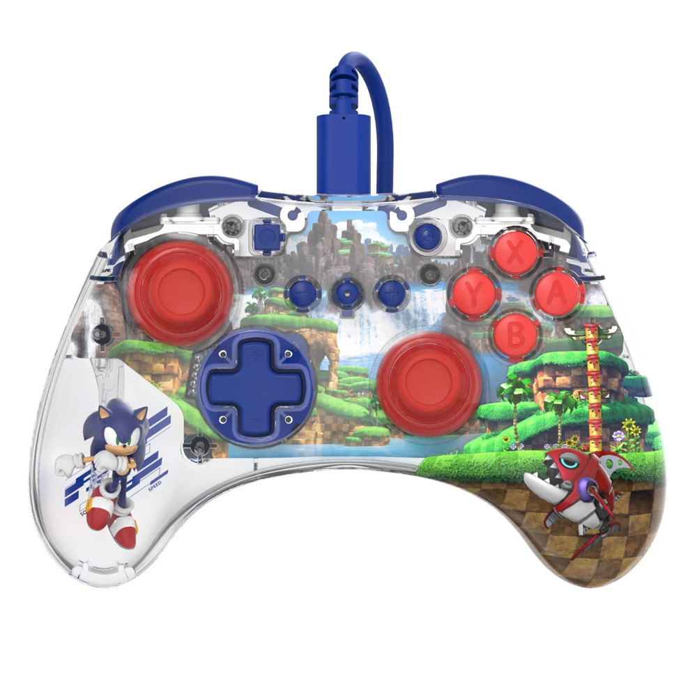 PDP Nintendo Switch Realmz Wired Controller – Sonic Green Hill Zone