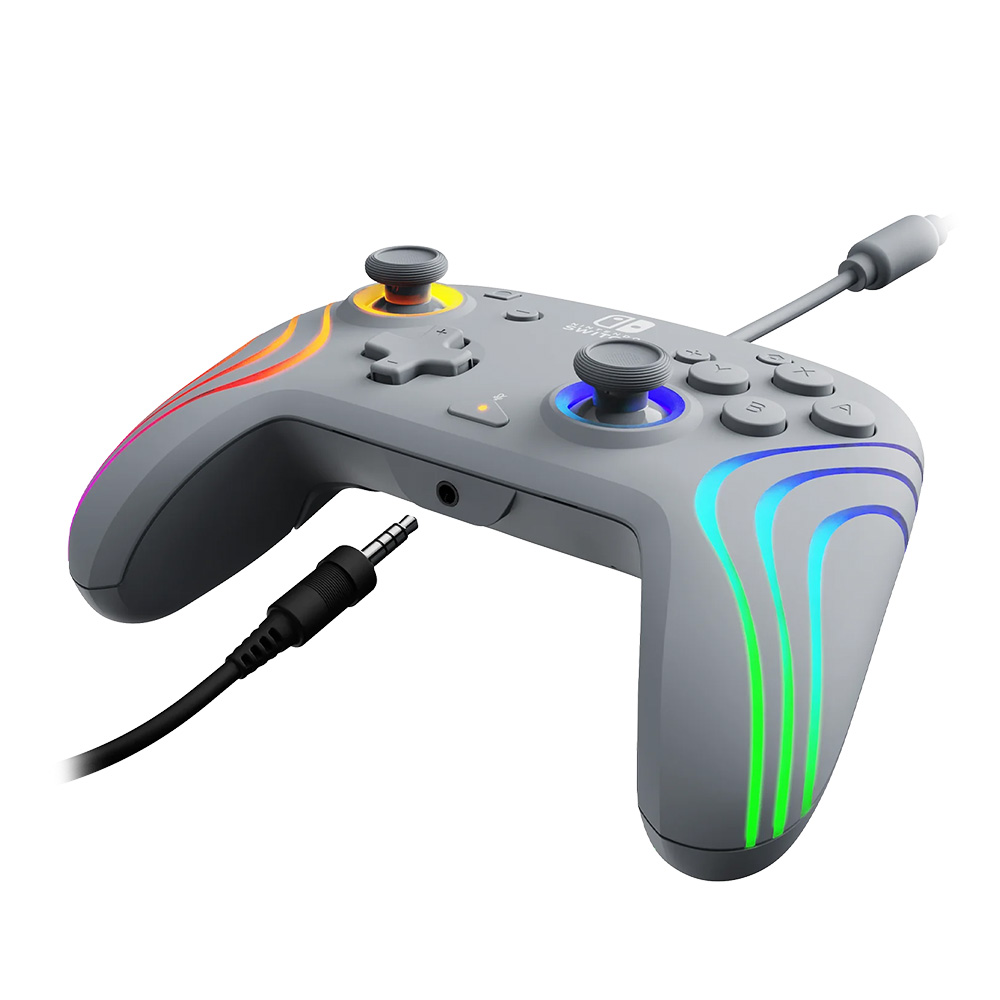 PDP Nintendo Switch Afterglow Wave Wired Controller Grey
