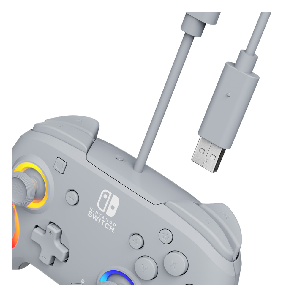 PDP Nintendo Switch Afterglow Wave Wired Controller Grey