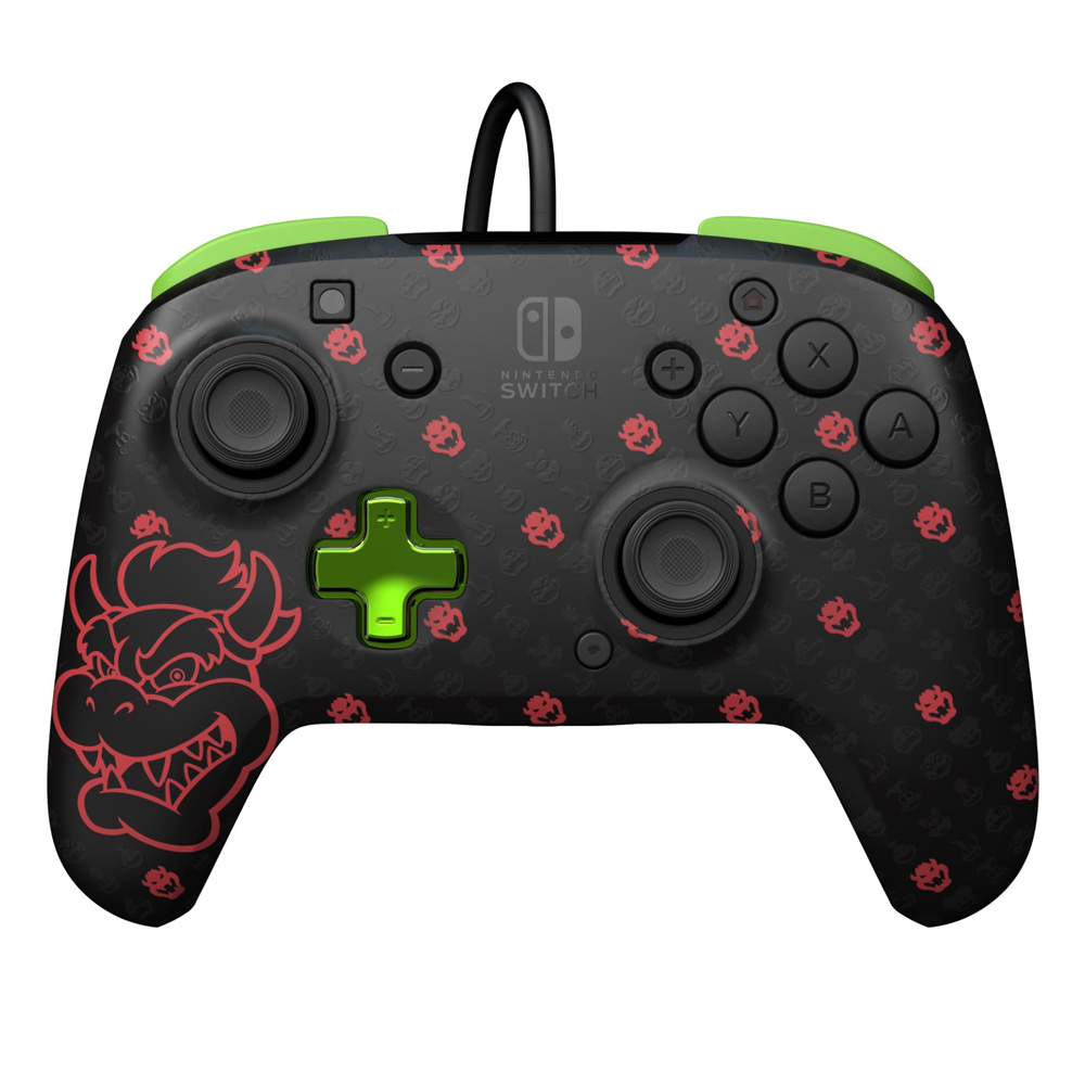 PDP Nintendo Switch Rematch Wired Controller – Bowser Glow In The Dark