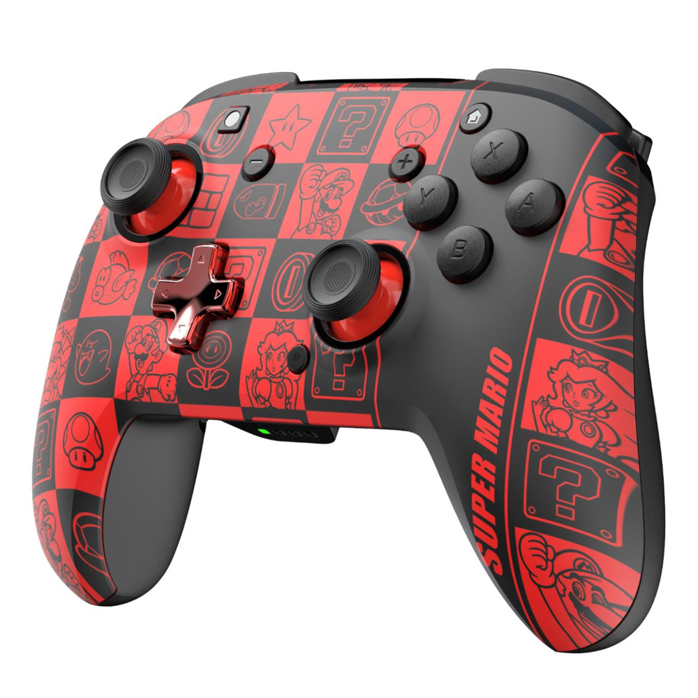 PDP Nintendo Switch Wireless Controller Rematch – Super Icons Glow In The Dark