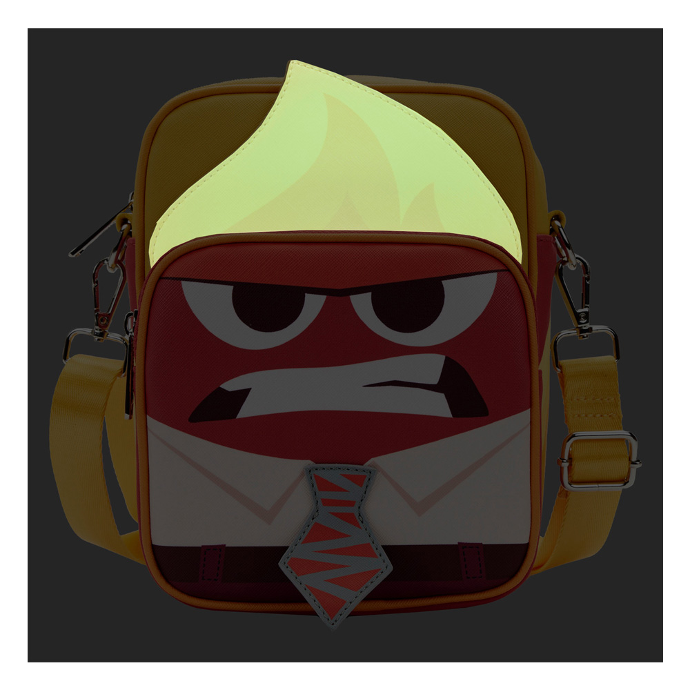 Loungefly Disney Pixar Inside Out Anger Cosplay Passport Bag
