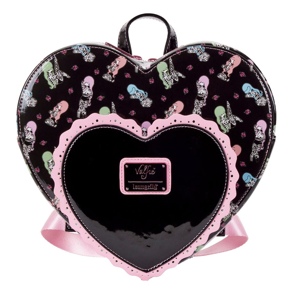Loungefly Valfre Double Heart Mini Backpack