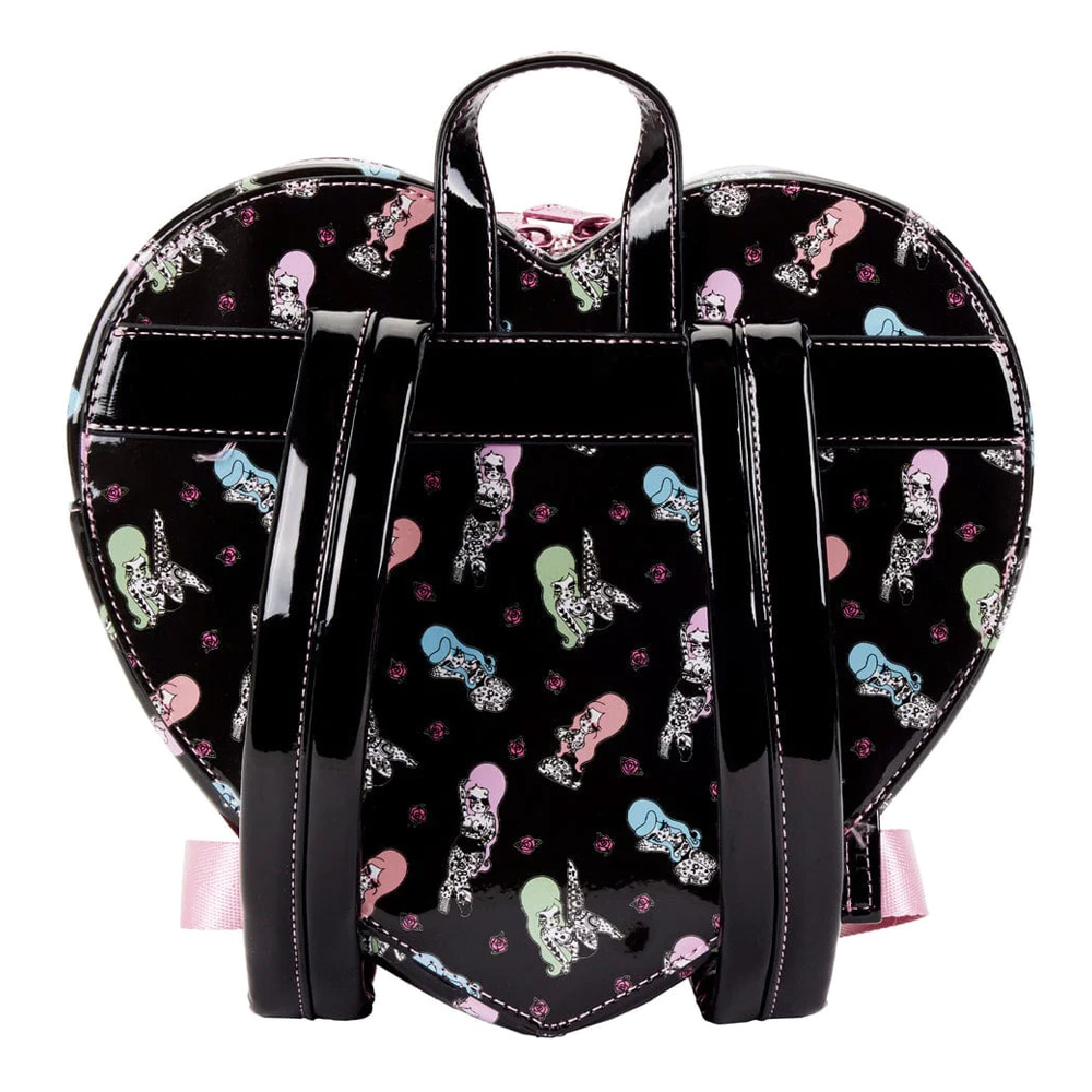 Loungefly Valfre Double Heart Mini Backpack