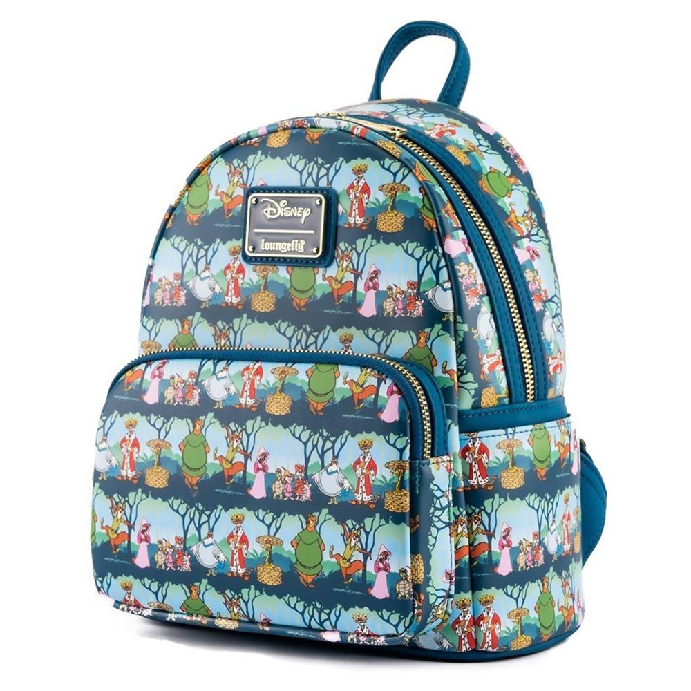 Loungefly Disney Robin Hood Sherwood AOP Mini Backpack