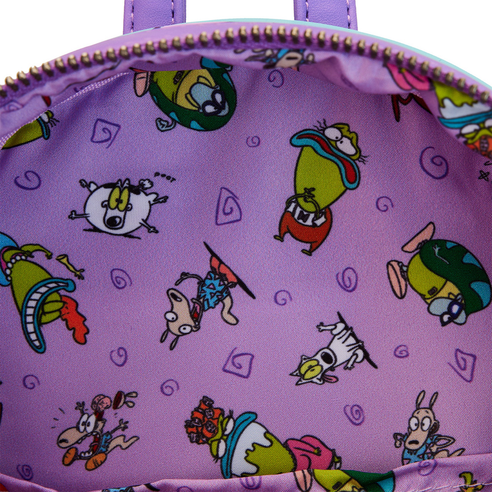 Loungefly Rockos Modern Life Lenticular TV Mini Backpack