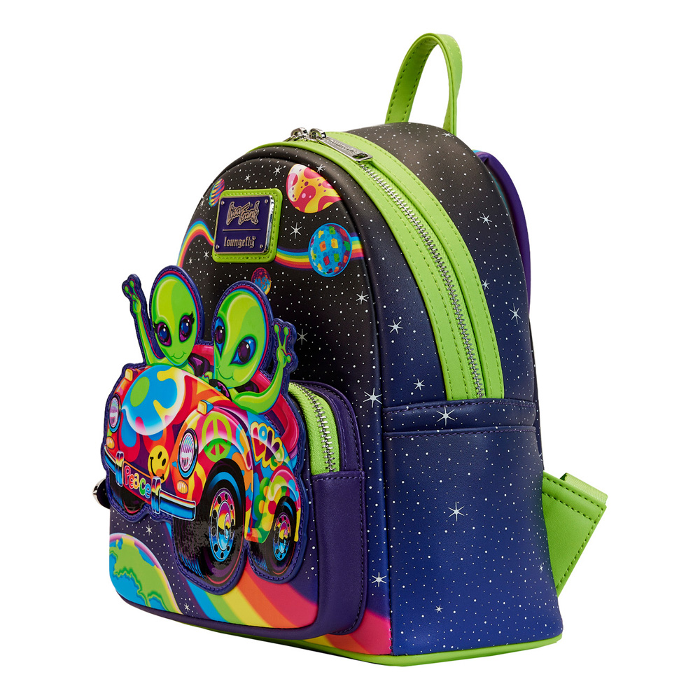 Loungefly Lisa Frank Cosmic Alien Ride Mini Backpack