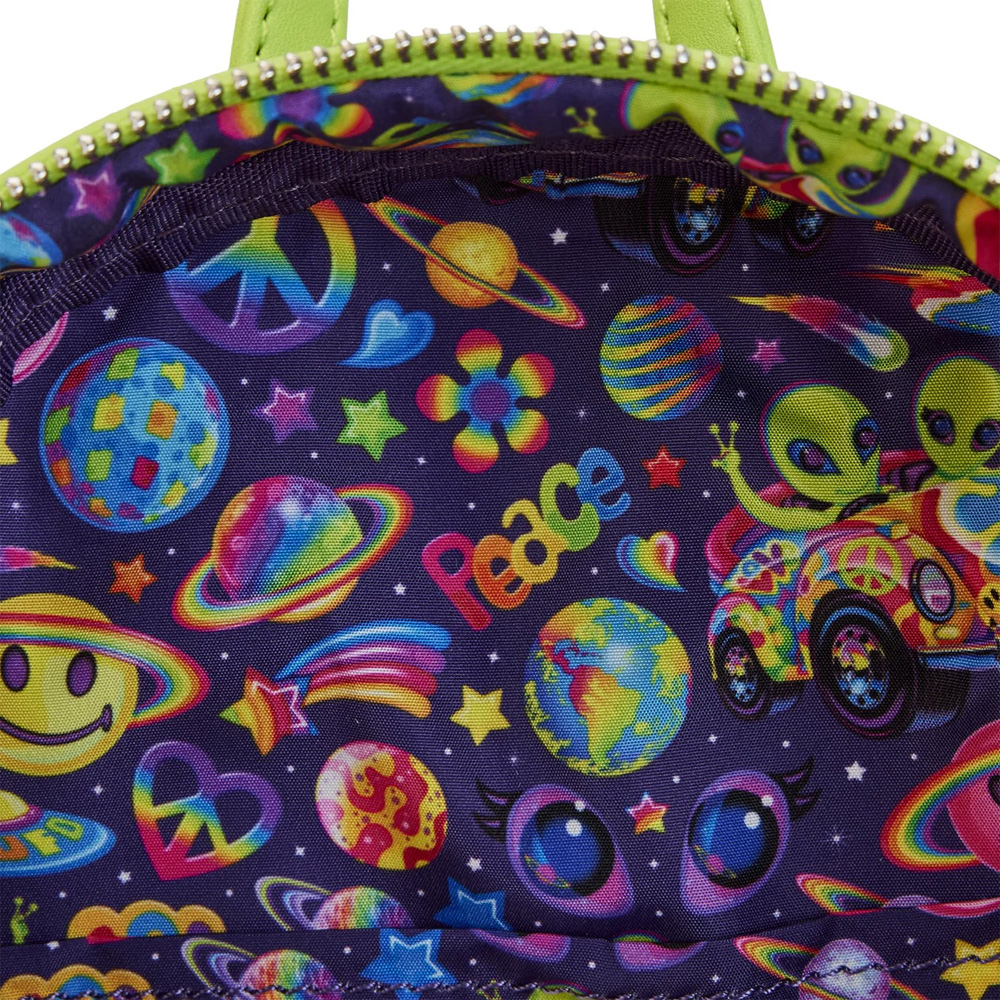 Loungefly Lisa Frank Cosmic Alien Ride Mini Backpack