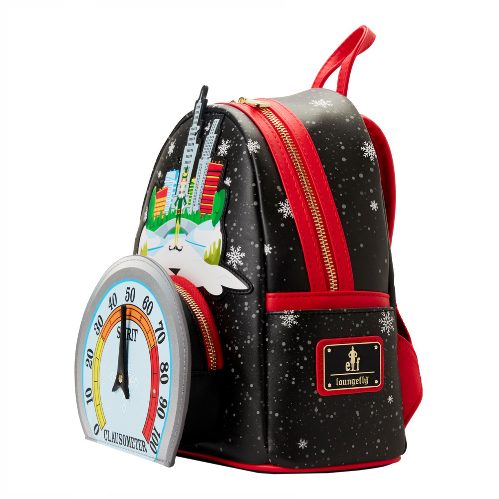 Loungefly Elf Clauseometer Light Up Mini Backpack