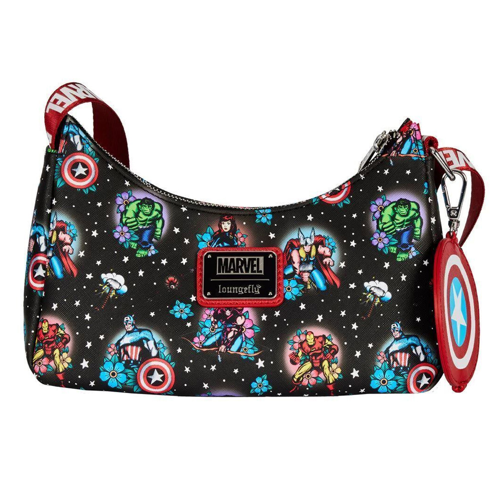 Loungefly Marvel Avengers Tattoo Shoulder Bag