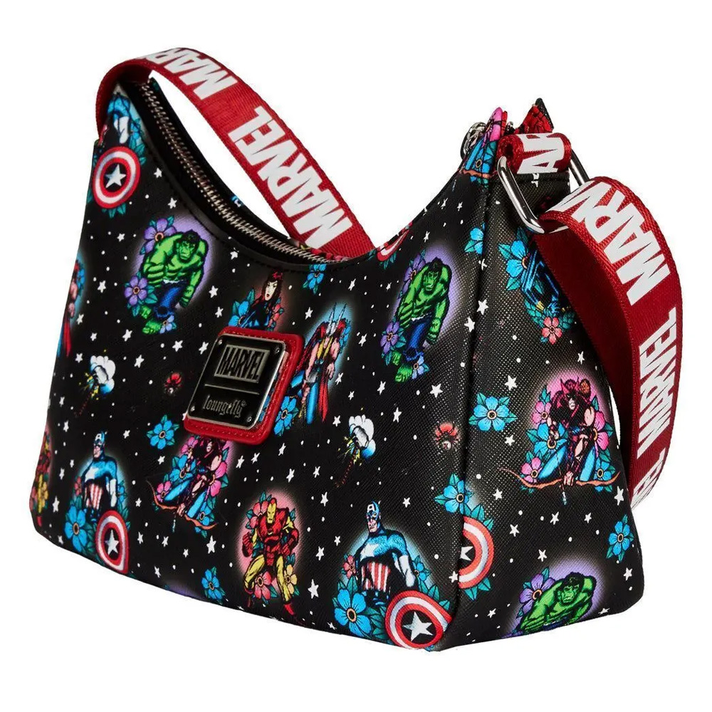 Loungefly Marvel Avengers Tattoo Shoulder Bag