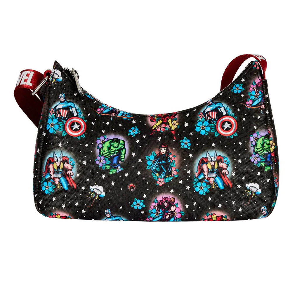Loungefly Marvel Avengers Tattoo Shoulder Bag