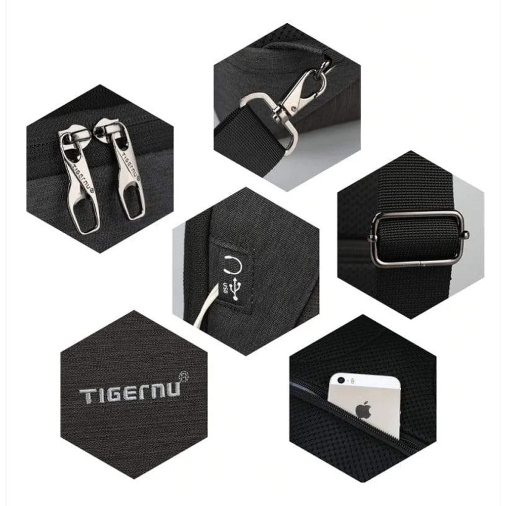 Tigernu Ranac za tablet T-S8061 11″ Black Grey