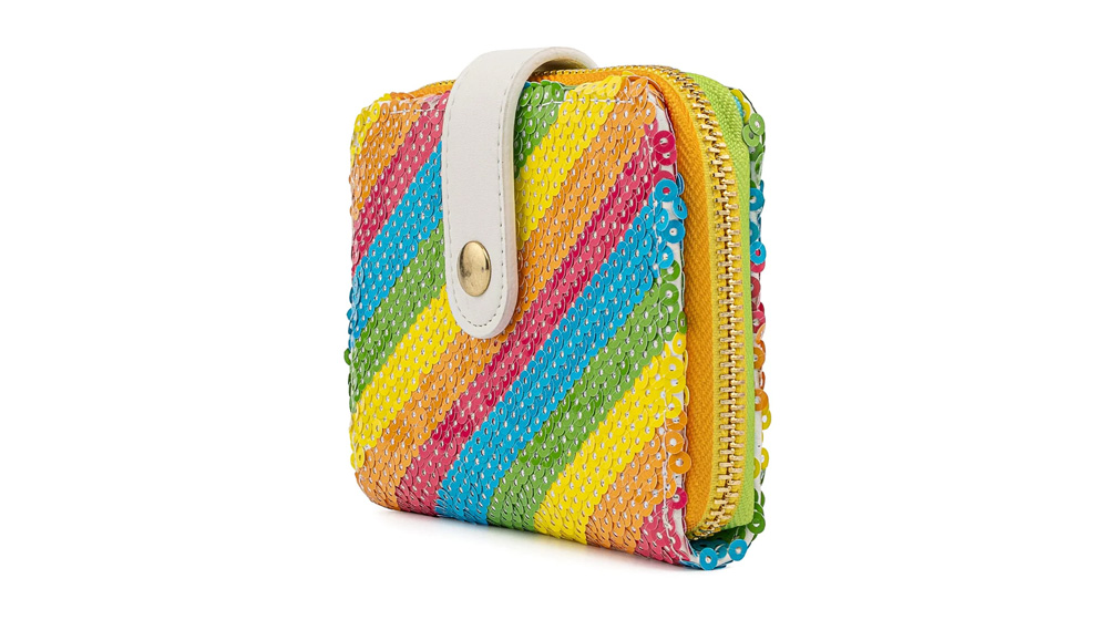 Loungefly Disney Sequin Rainbow Zip Wallet