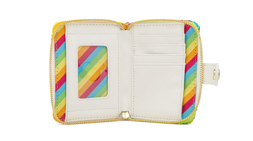 Loungefly Disney Sequin Rainbow Zip Wallet