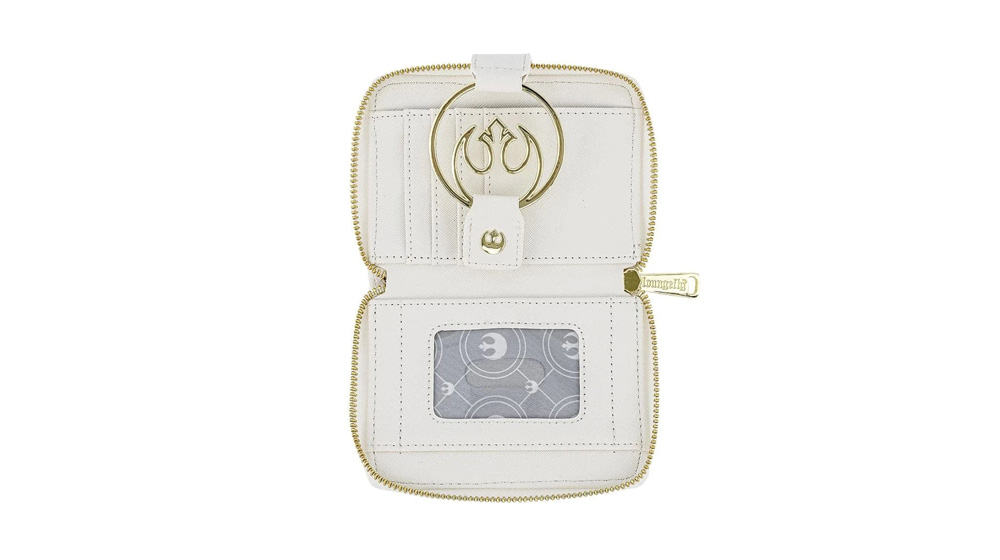 Loungefly Star Wars White Gold Rebel Wallet