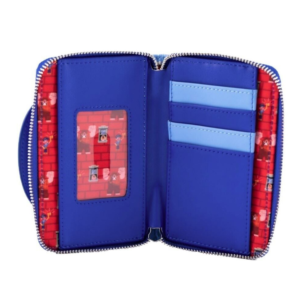 Loungefly Disney Wreck It Ralph Fix It Felix Zip Around Wallet