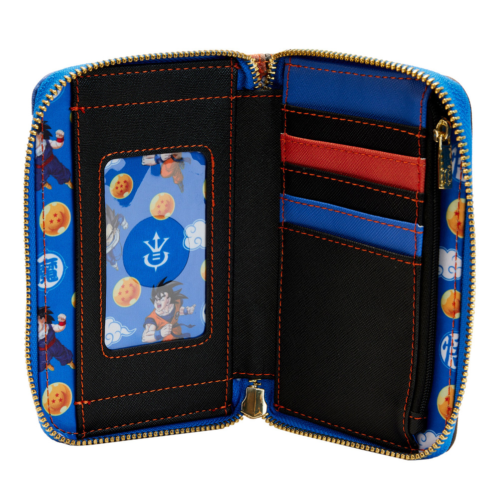 Loungefly Dragon Ball Z Trio Zip Around Wallet
