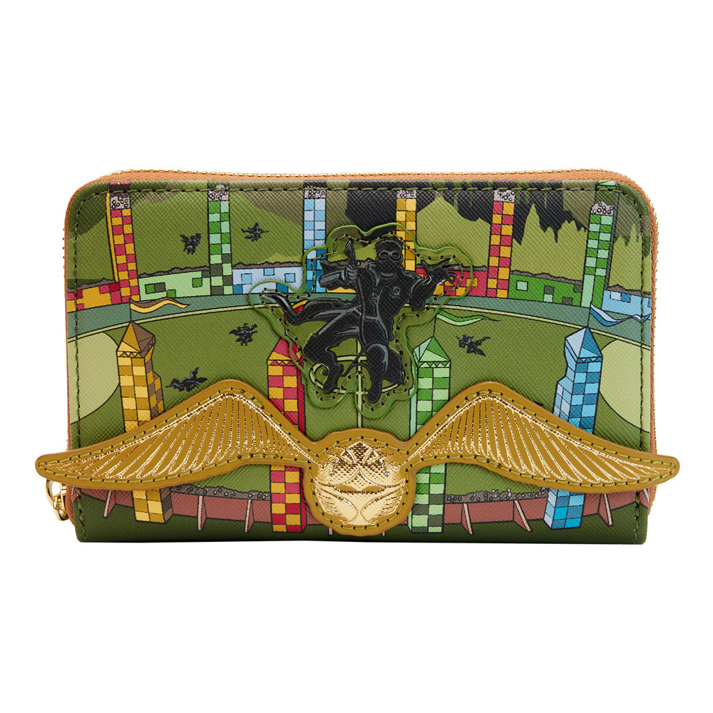 Loungefly Harry Potter Golden Snitch Zip Around Wallet