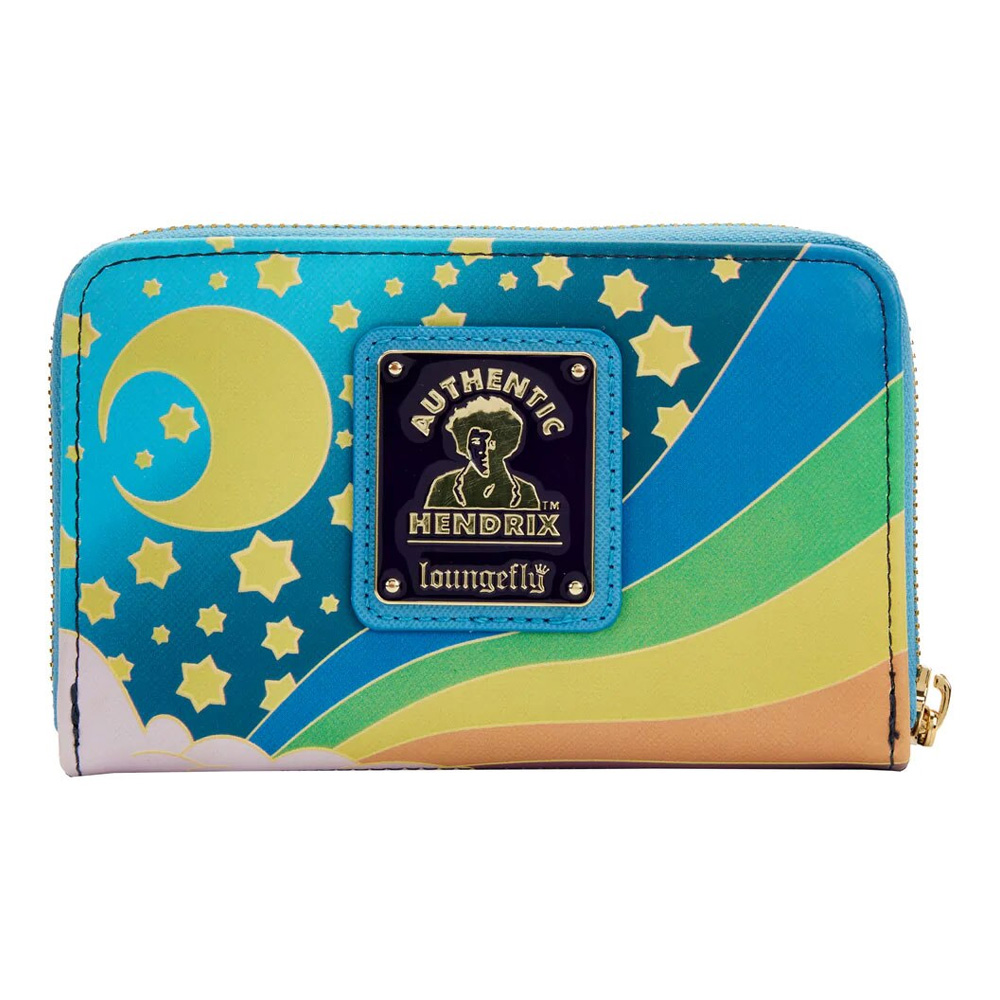 Loungefly Jimi Hendrix Psychodelic Landscape Zip Around Wallet