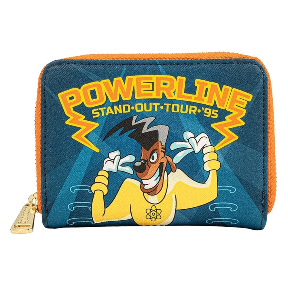 Loungefly Disney Goofy Movie Powerline All Access Pass Zip Around Wallet