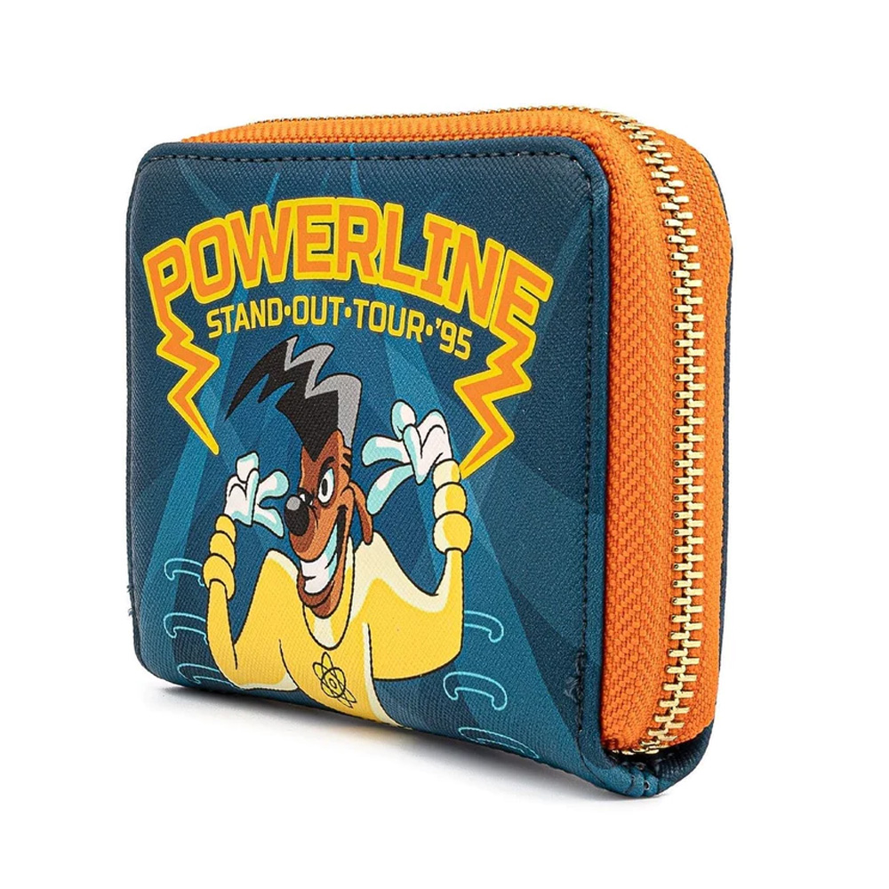 Loungefly Disney Goofy Movie Powerline All Access Pass Zip Around Wallet