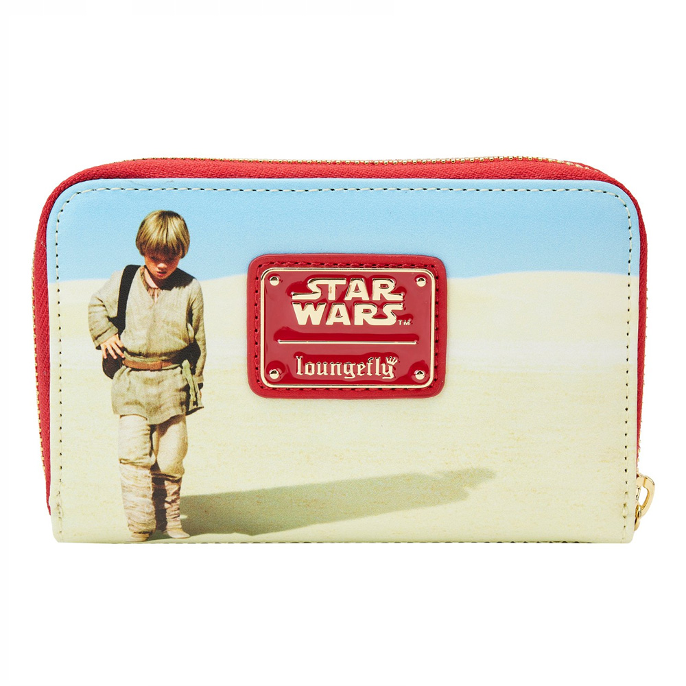 Loungefly Star Wars Scenes Series Phantom Menace Zip Around Wallet
