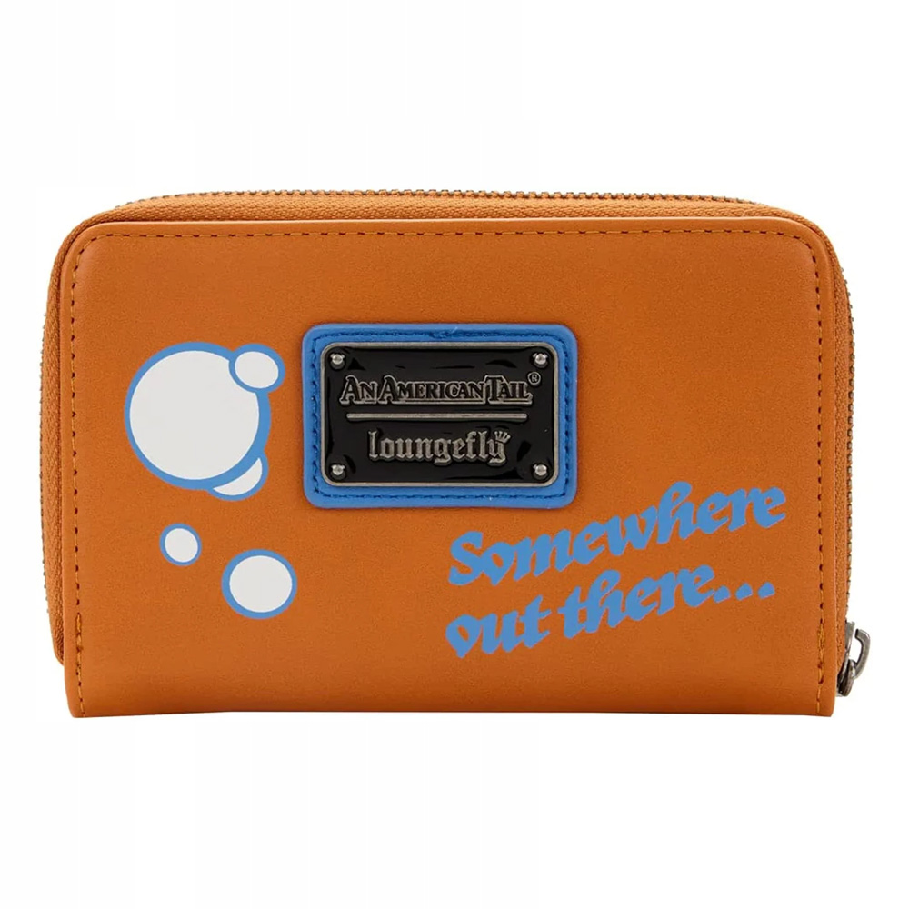 Loungefly An American Tail Fievel Bubbles Zip Around Wallet
