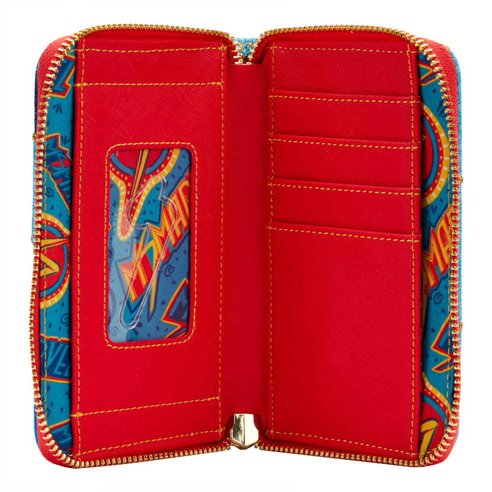 Loungefly Marvel Ms Marvel Cosplay Zip Around Wallet