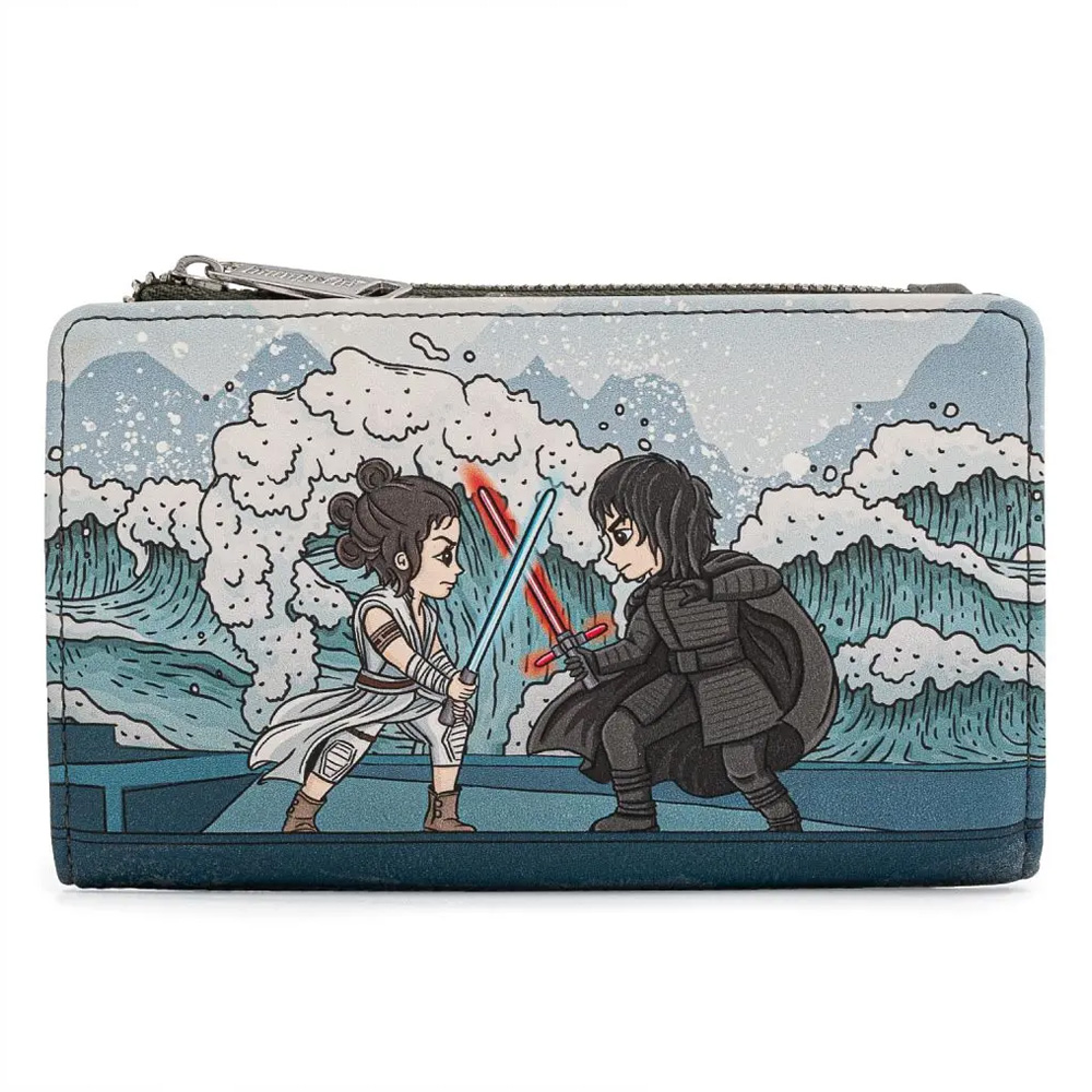 Loungefly Star Wars Rey Kylo Faux Leather Bi Fold Wallet