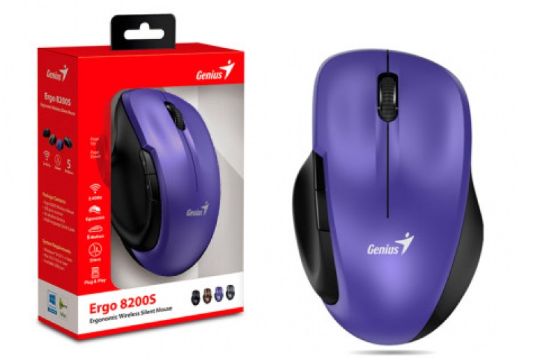 Genius Genius Ergo 8200S,Purple
