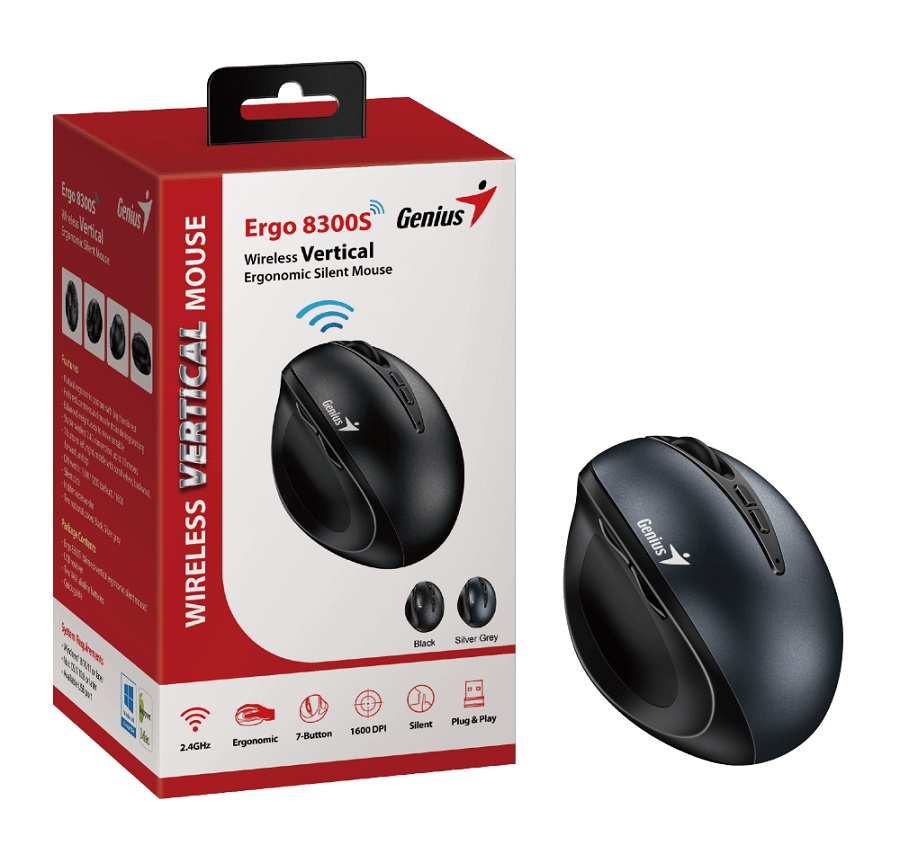 Genius Genius Ergo 8300s, Iron Grey