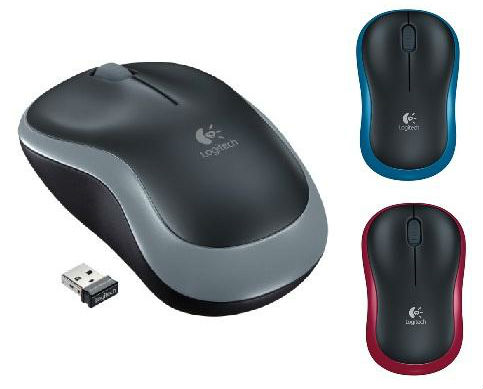 Logitech Logitech M185 Wireless Mouse for Notebook Swift Grey