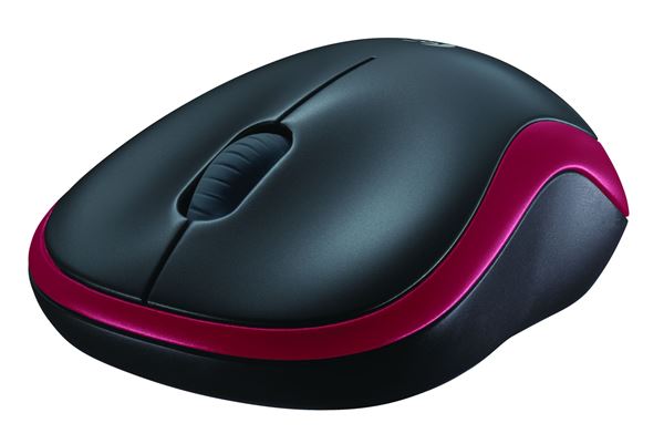 Logitech Logitech M185 Wireless Mouse for Notebook Red