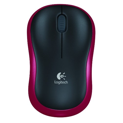 Logitech Logitech M185 Wireless Mouse for Notebook Red