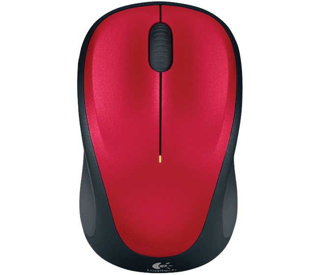 Logitech Logitech M235 Wireless Mouse Nano Receiver, Red