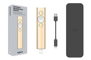 Logitech Logitech Spotlight Presentation Remote – GOLD