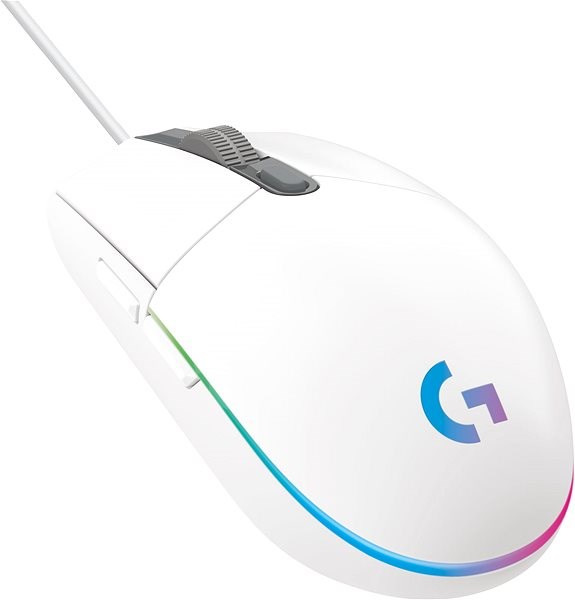 Logitech Logitech G102 Lightsync Gaming Wired Mouse, White USB