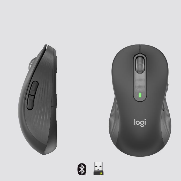 Logitech Logitech M650 L Wireless Mouse Graphite, Left