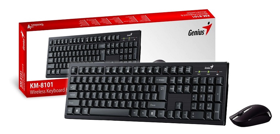 Genius Genius KM-8101,BLK,US,2.4GHZ