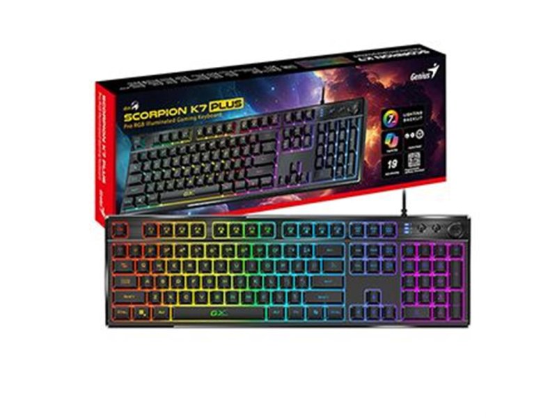 Genius Genius SCORPION K7, AL, BLK, US, USB