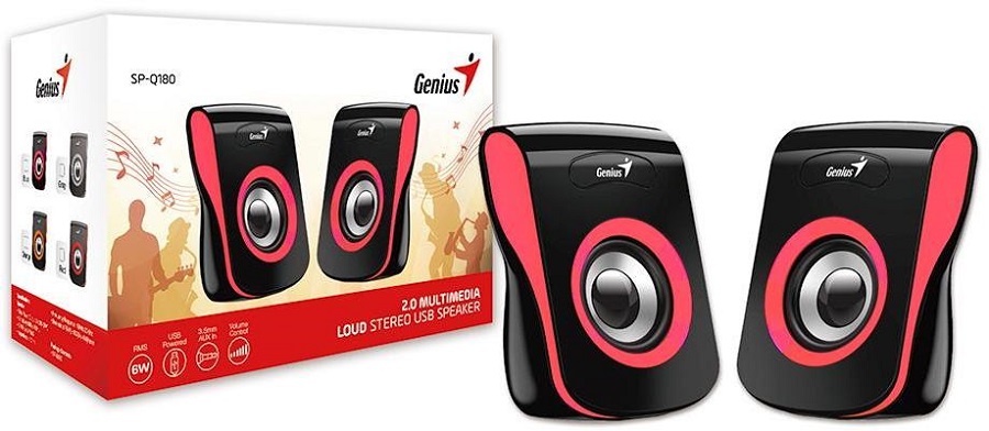 Genius Genius zvučnici SP-Q180 red USB