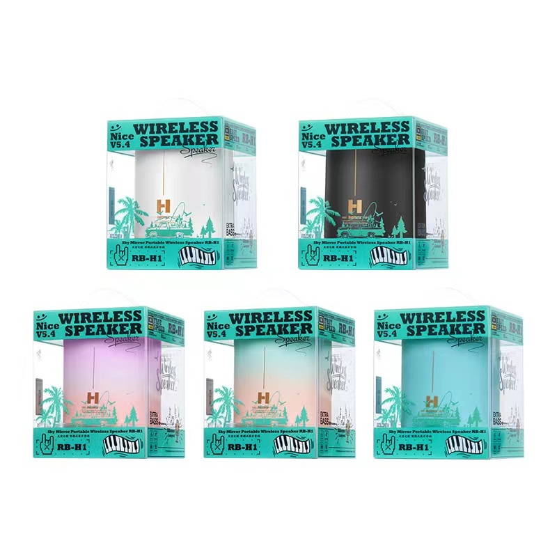 REMAX REMAX RB-H1 White Sky Mirror Portable Wireless Speaker