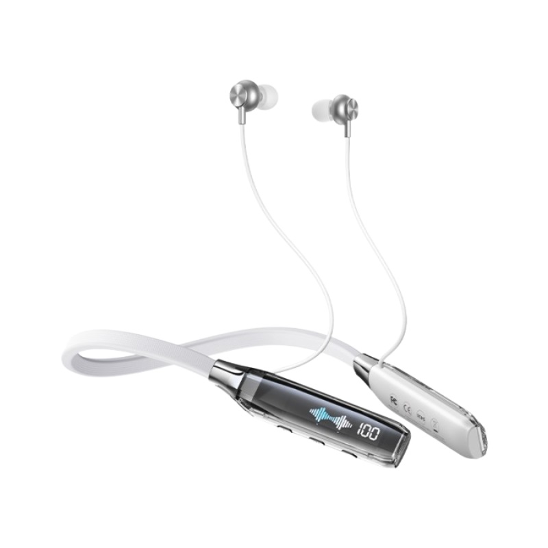 REMAX REMAX RB- S20 White Transparent Wireless Neckband Sports Earphone